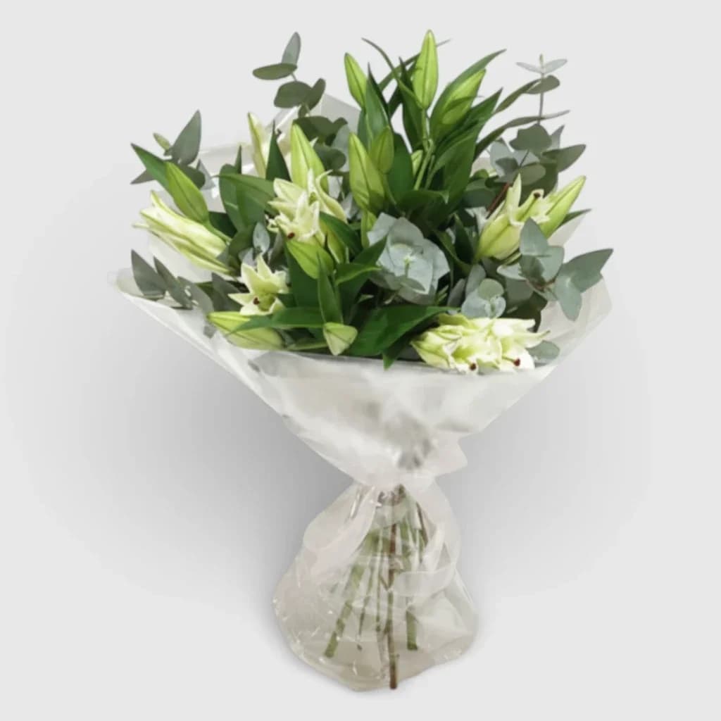 Bouquet de lys ' Sommeil du matin '