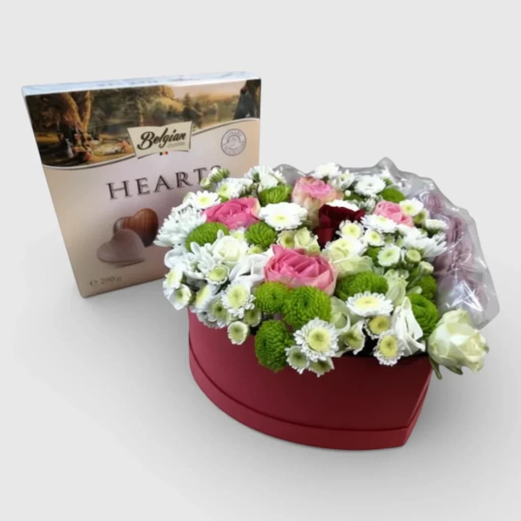 Coffret cadeau ' Fleurs et douceur '