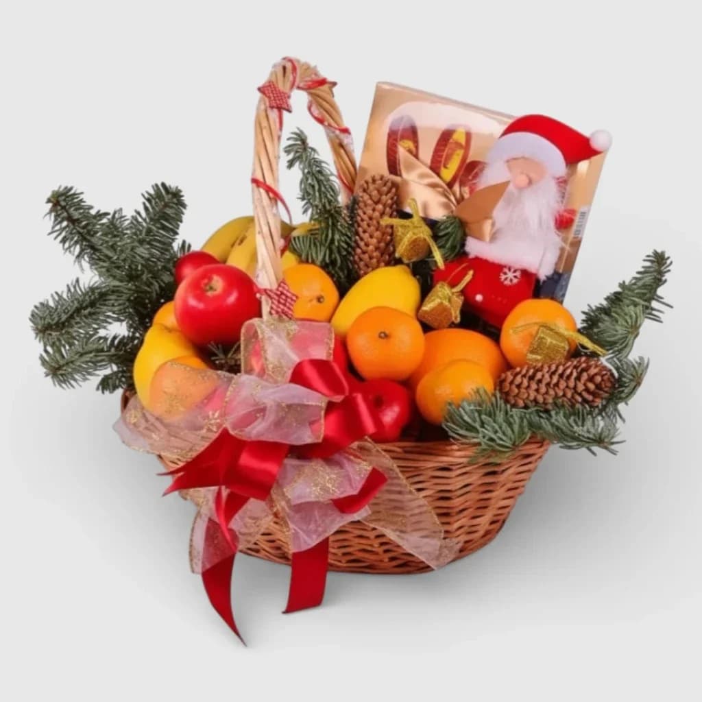 Panier cadeau ' À la veille de Noël '