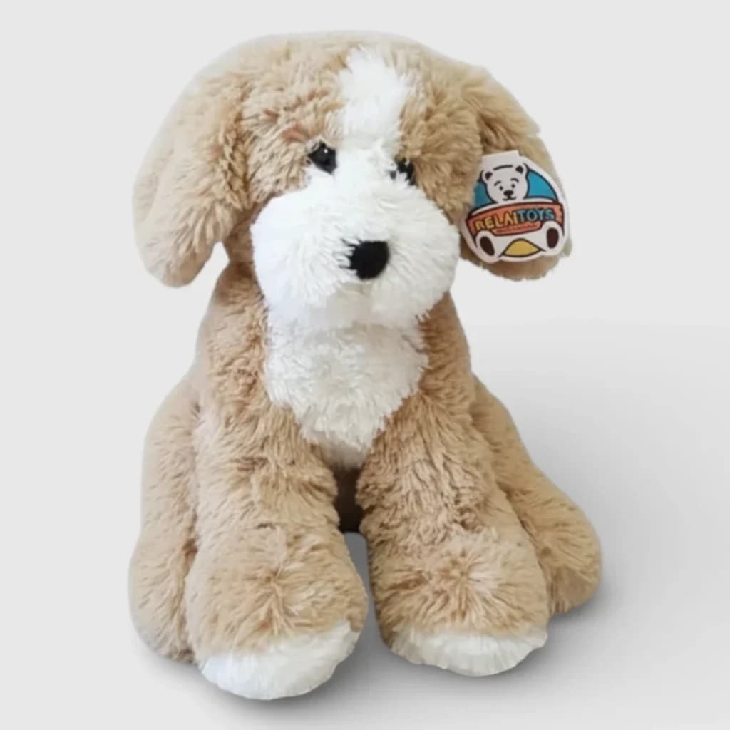 Peluche chien ' Bouff ', couleur café