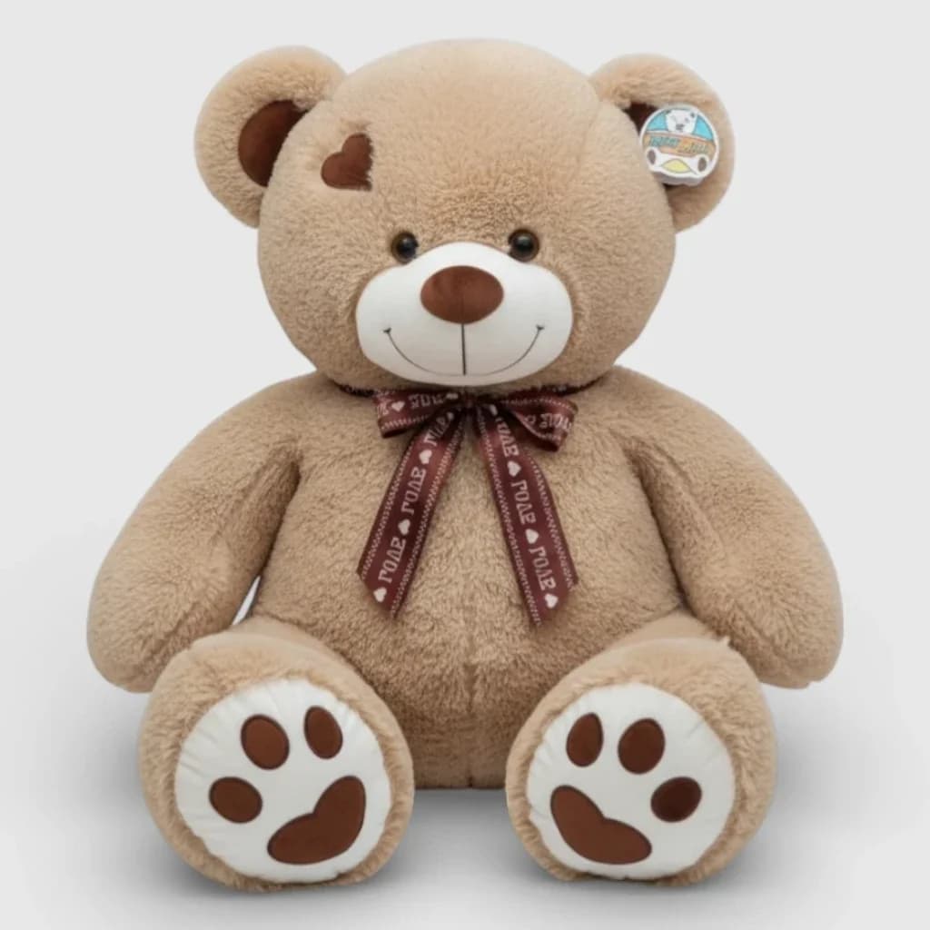 Ours en peluche ' Toni ', couleur café, 110 cm