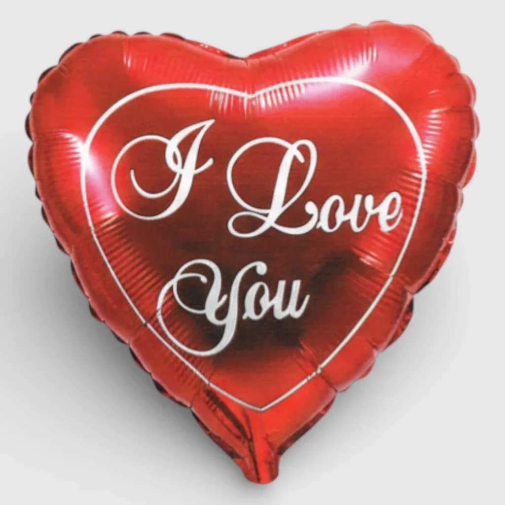 Гелиевый фольгированный шарик "I Love You", №1