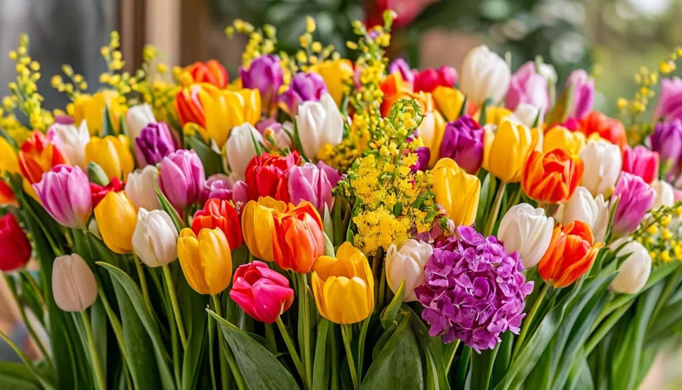 Revue des bouquets pour le 8 mars