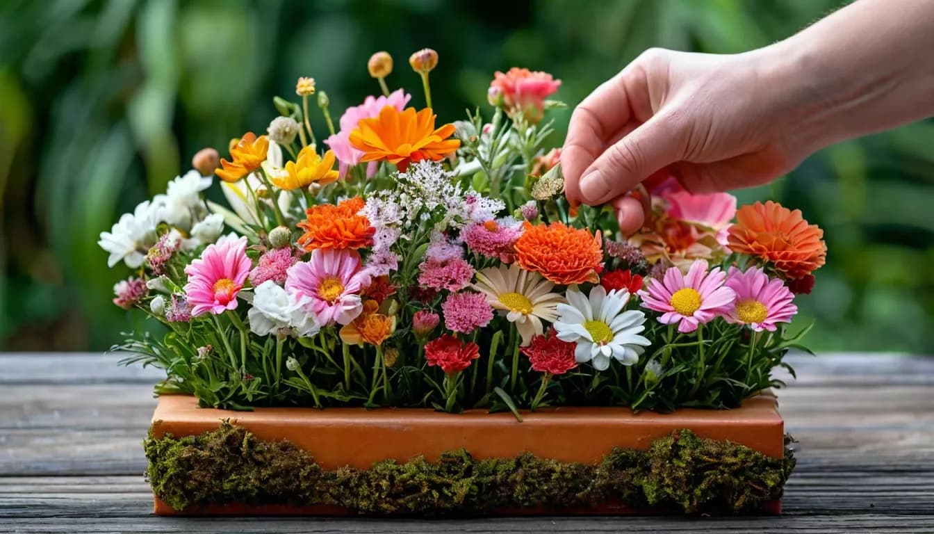 Comment prendre soin des fleurs dans une boîte à chapeau