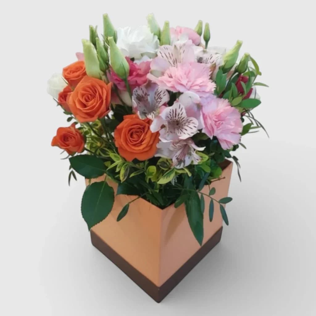 Fleurs dans la boîte ' Tendresse '