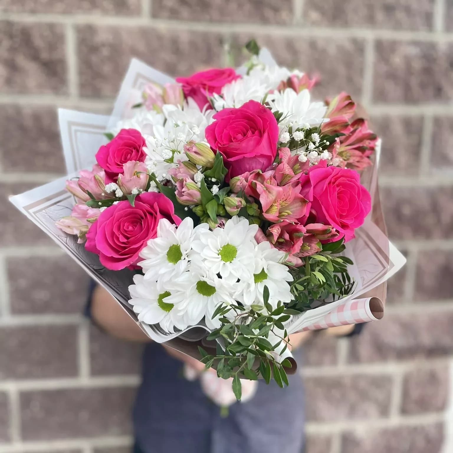Bouquet ' Extase rose '