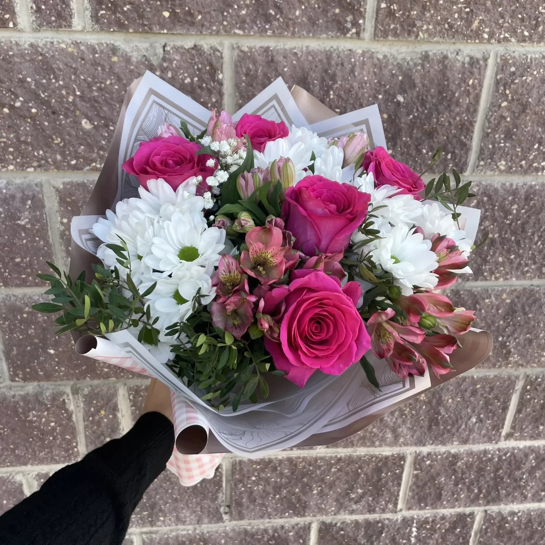 Bouquet ' Extase rose '