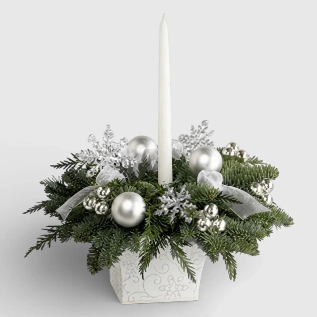 Composition florale ' Éclat de Noël '