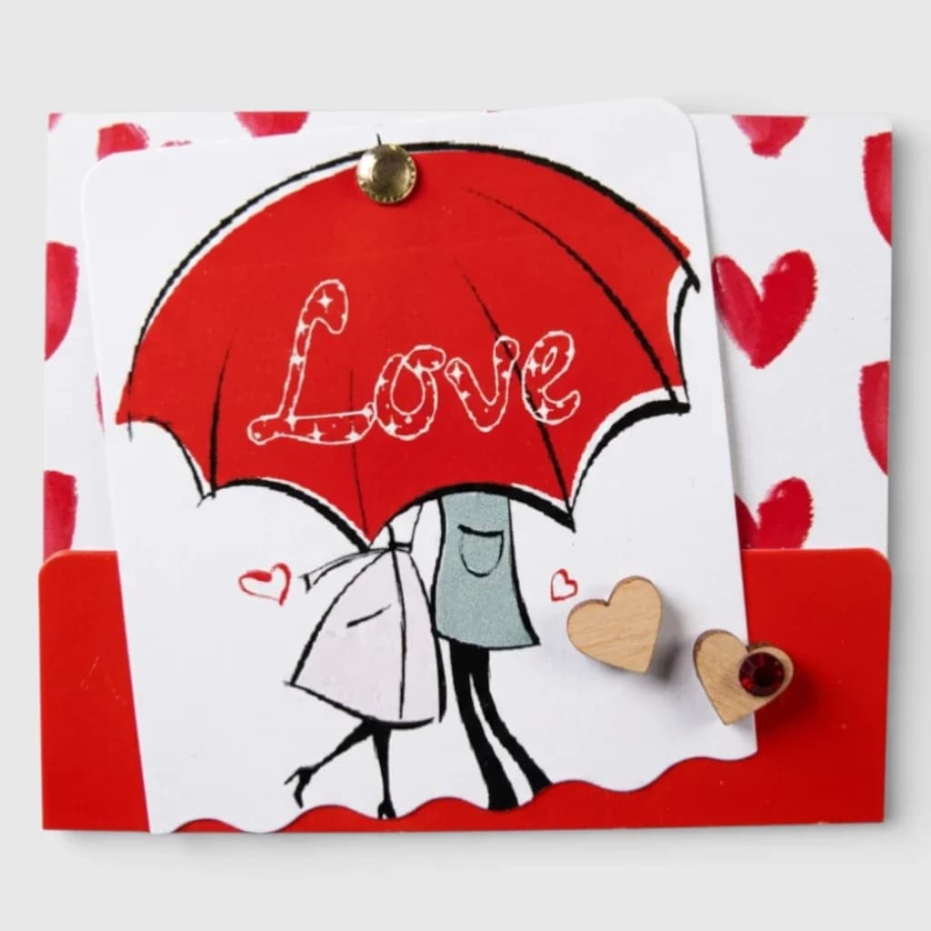 Carte ' Je t'aime ' n°6, fait main