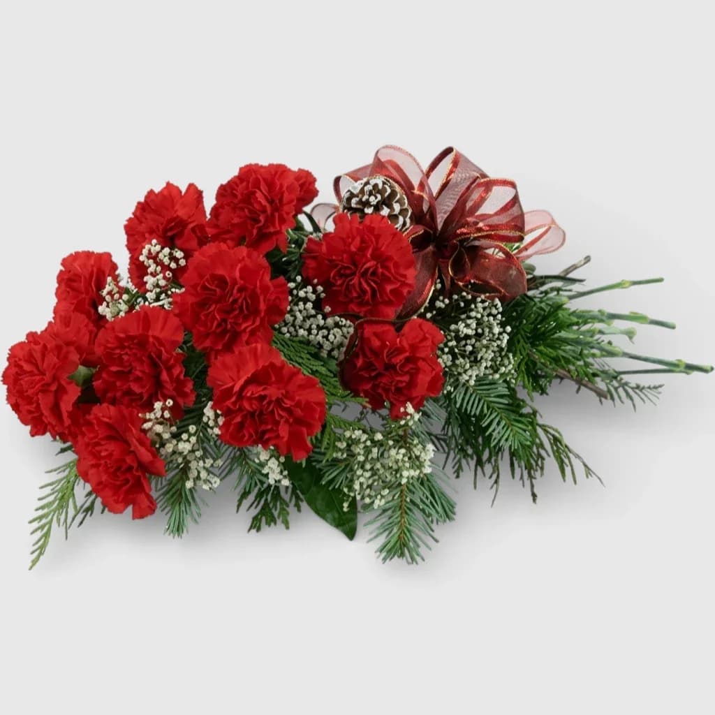 Букет из 11 красных гвоздик