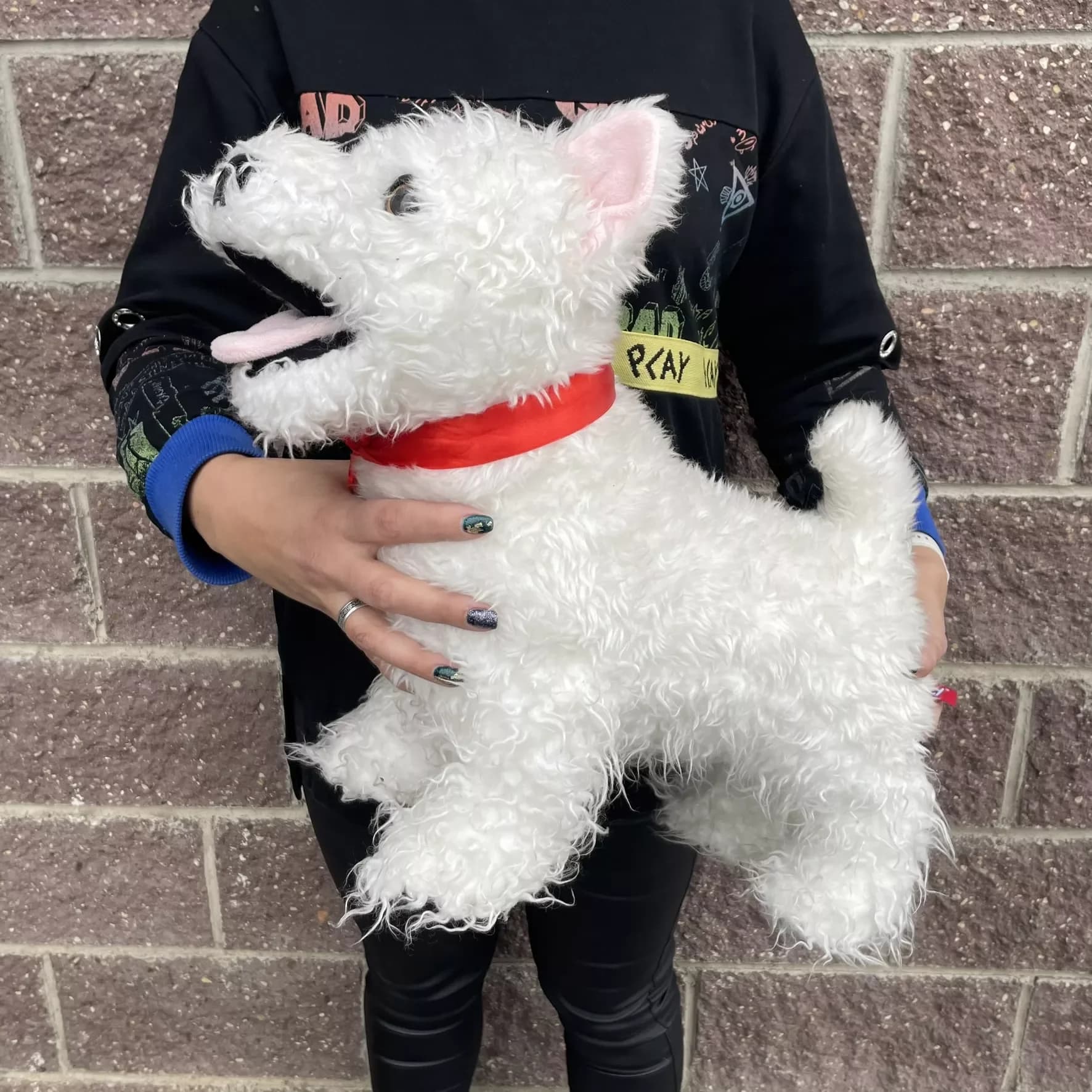 Peluche chien ' Terrier Roxy ', 40 cm