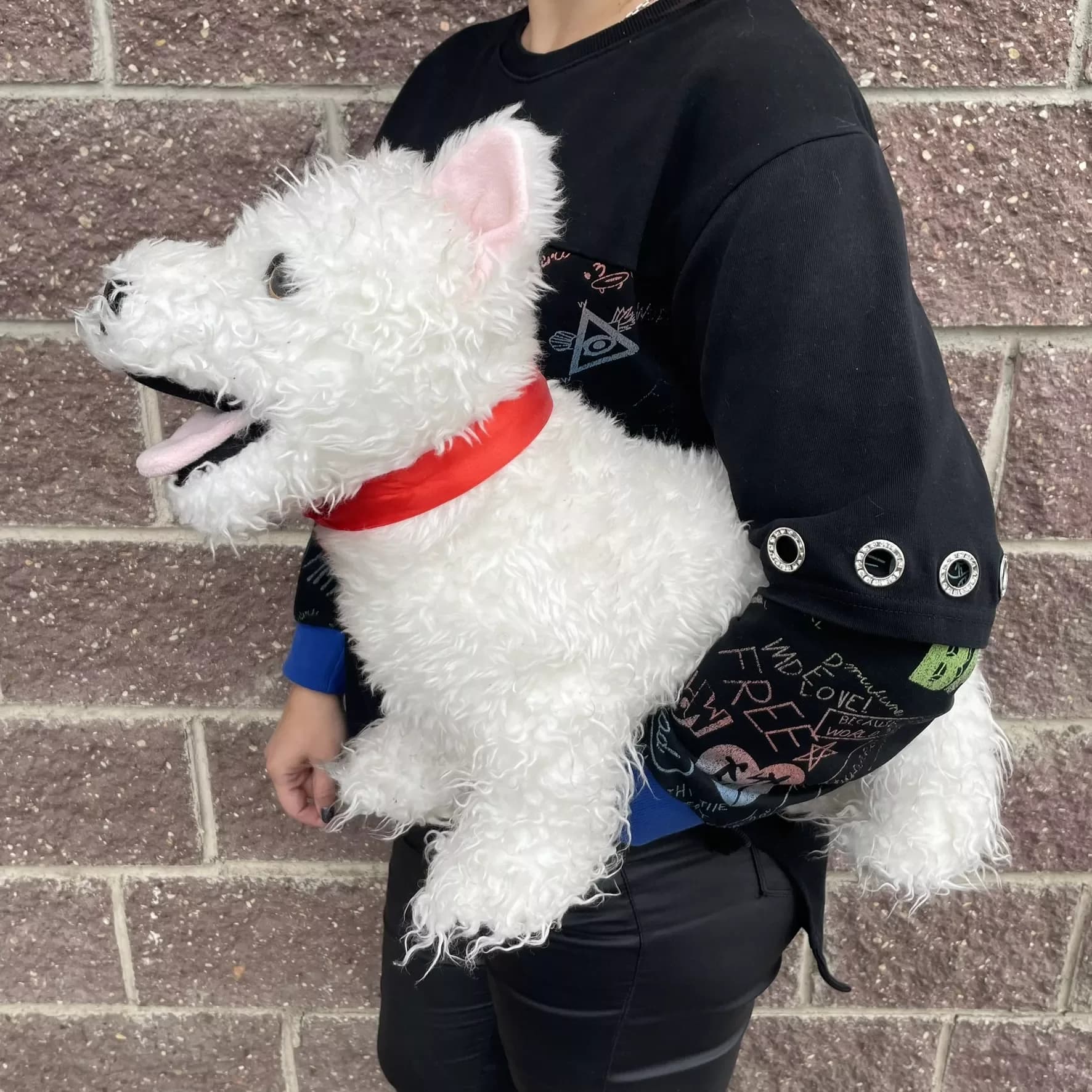 Peluche chien ' Terrier Roxy ', 40 cm