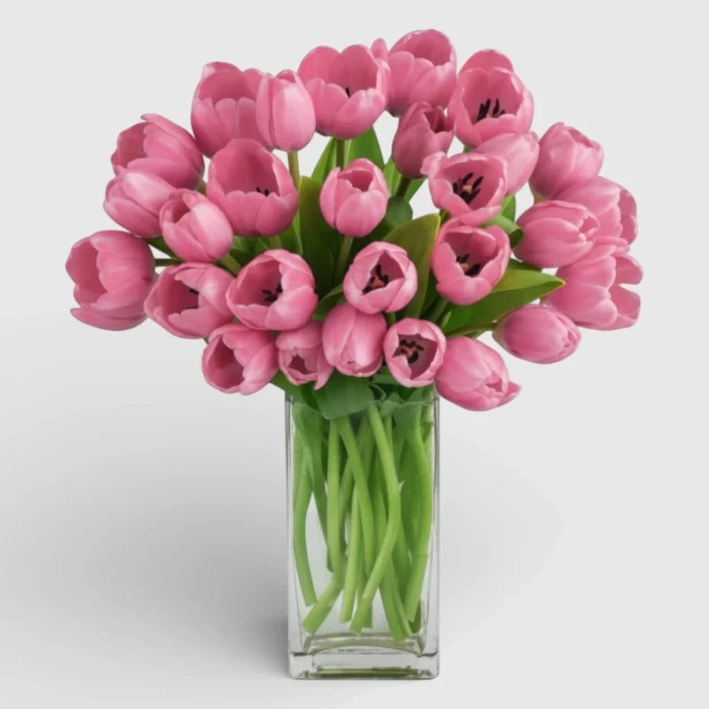 Bouquet de 45 tulipes ' Mon plus grand amour '