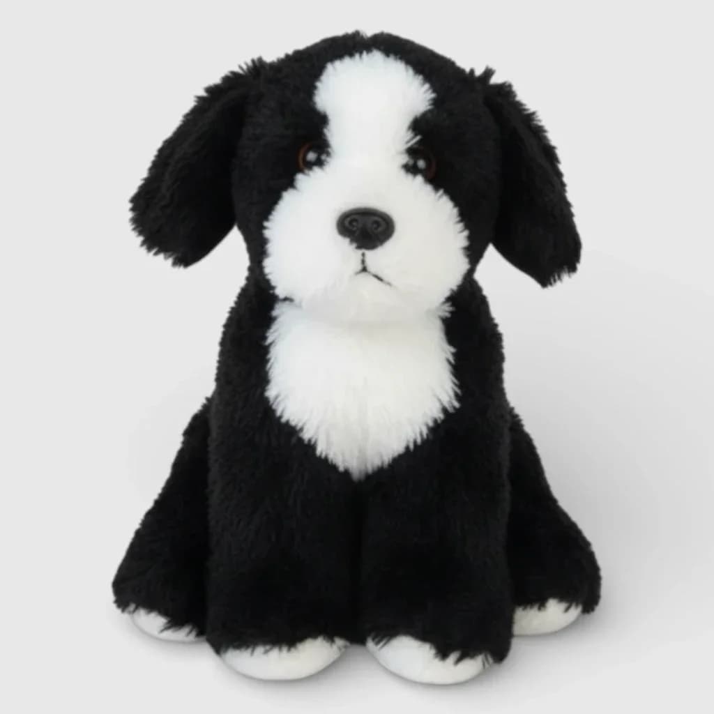 Peluche chien ' Bouff ', noir