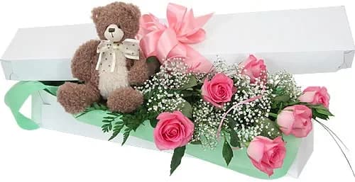 Acheter des roses roses avec livraison à Minsk, Biélorussie