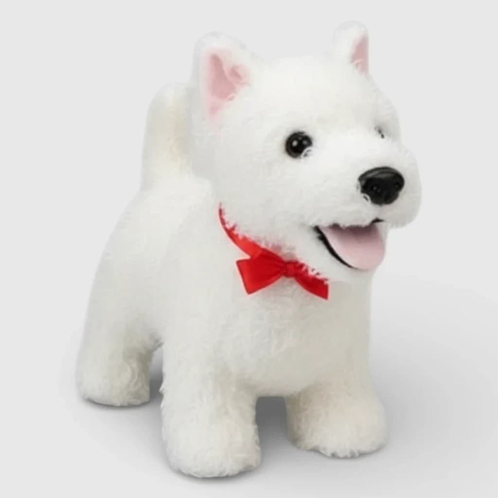 Peluche chien ' Terrier Roxy ', 40 cm
